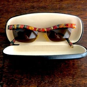 Vintage German Design Maske Resin Sunglasses